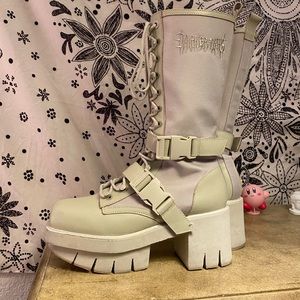 Darker Wavs Dolls Kill Platform Boots